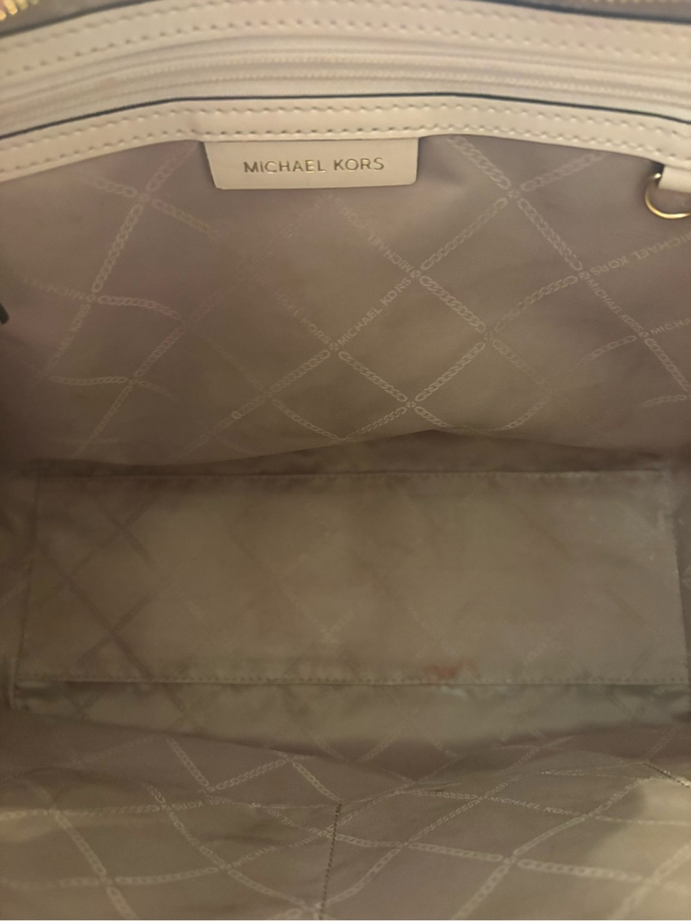 Michael Kors Sinclair Large Tote Pink Logo Geometric Tote Bag - Picture 9 of 10